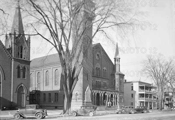 Mt. Holyoke, Massachusetts - Scenes. Town Hall, 1936, Lewis Hine, 1874 - 1940, was an American photographer, who used his camera as a tool for social reform. US,USA