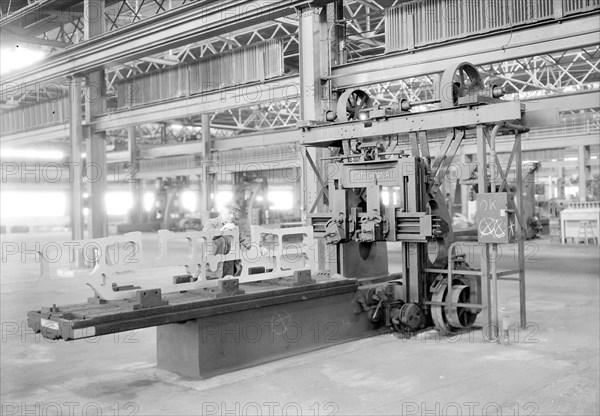 Eddystone, Pennsylvania - Railroad parts. Baldwin Locomotive Works], May 1937, Lewis Hine, 1874 - 1940, was an American photographer, who used his camera as a tool for social reform. US,USA