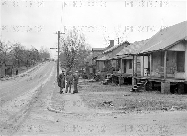 High Point, North Carolina - Housing. Homes of colored workers in High Point, North Carolina, 1936, Lewis Hine, 1874 - 1940, was an American photographer, who used his camera as a tool for social reform. US,USA