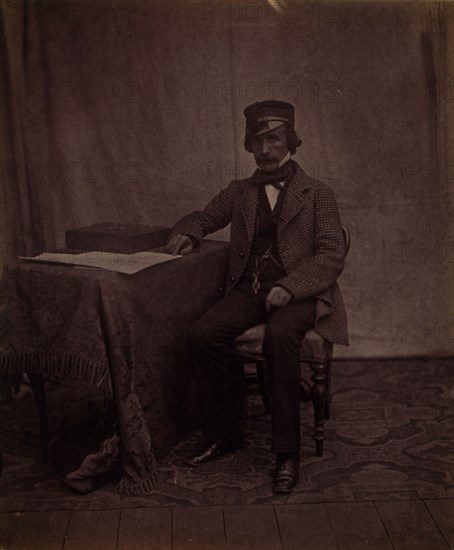 Dr. Sutherland, Sanitary Commission, Crimean War, 1853-1856, Roger Fenton historic war campaign photo