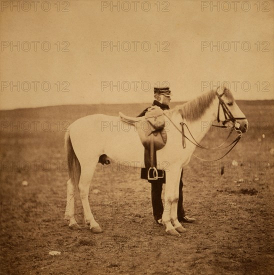 Lieutenant General Sir William J. Codrington K.C.B., Crimean War, 1853-1856, Roger Fenton historic war campaign photo
