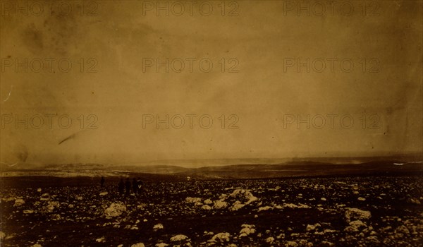 Sebastopol with the Redan, Malakoff & Mamelon, Crimean War, 1853-1856, Roger Fenton historic war campaign photo