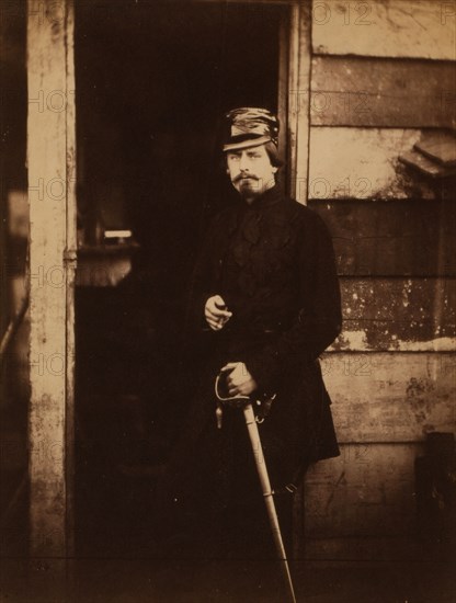 Captain Francis Baring, Fusilier Guards, Deputy Assistant Quartermaster General, attached to the Light Division, Crimean War, 1853-1856, Roger Fenton historic war campaign photo