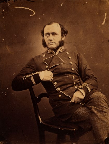 Major General Charles Ashe [sic] Windham, Crimean War, 1853-1856, Roger Fenton historic war campaign photo