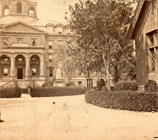 The Orphan Asylum, Charleston, S.C., used as a hospital for sick and wounded Federal Soldiers, USA, US, Vintage photography