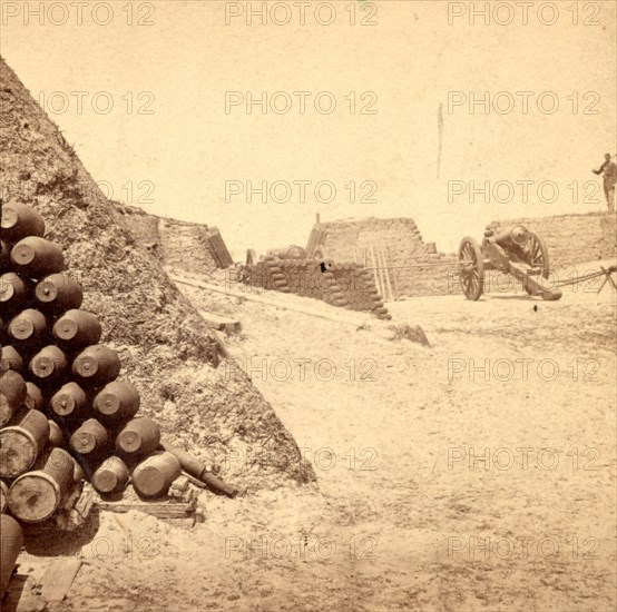 Shells in Putnam, Charleston Harbor, S.C., Vintage photography