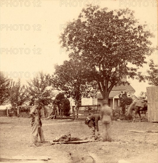 Bringing in the wounded, US, USA, America, Vintage photography