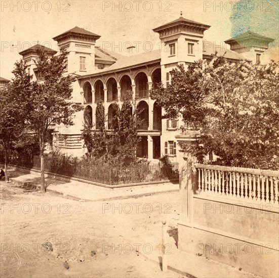 Roper Hospital, Charleston, S.C., where the Federal wounded were confined, US, USA, America, Vintage photography