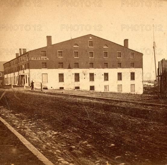 Libby Prison, US, USA, America, Vintage photography