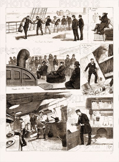 THE AMERICAN CENTENNIAL EXHIBITION: NOTES ON THE WAY TO PHILADELPHIA, 1876; AN ATLANTIC SWELL, MUSIC IN THE BOWS, THE KITCHEN, ON SOUNDINGS