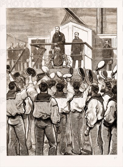 RETURN OF THE PRINCE OF WALES FROM INDIA, 1876: "GOOD-BYE, MY LADS!"