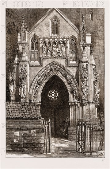 THE RESTORATION OF BRISTOL CATHEDRAL, UK, 1876: THE NORTH PORCH AND THE PROHIBITED STATUARY