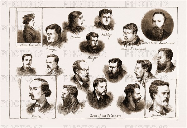 THE MURDER LEAGUE IN DUBLIN, IRELAND, 1881: SOME OF THE PRISONERS