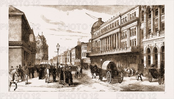 UPPER HIGH STREET, SUNDERLAND, UK, 1883