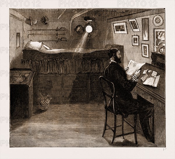 OUR ROYAL MIDSHIPMAN: THE CRUISE OF H.R.H. PRINCE GEORGE ON BOARD H.M.S. "CANADA", 1883: THE PAYMASTER'S CABIN