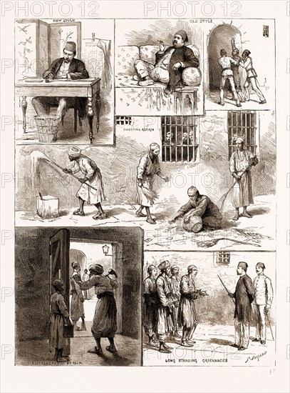 SCENES FROM THE EGYPTIAN PRISONS, CAIRO, 1883: SWEEPING REFORM, A NECESSARY REPAIR, LONG STANDING GRIEVANCES