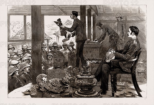 WITH LORD DUFFERIN IN BURMA: A LOOT AUCTION IN THE PALACE, MANDALAY, 1886