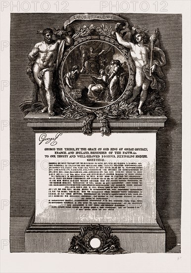 ROYAL ACADEMY DIPLOMA OF SIR JOSHUA REYNOLDS