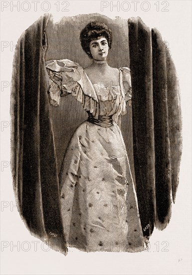 A BALL DRESS, UK, 1897, FASHION