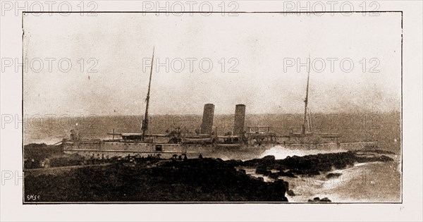 The Royal Indian Marine troopship Warren Hastings was wrecked on the south Coast of Reunion, early in the morning on January 14. She had left the Cape on the 6th for India with the second battalion of the York and Lancaster Regiment and about loo men of the Kiag's Royal Rifles, the latter being bound for Mauritius. When the vessel