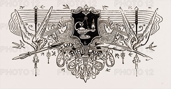 Ornament, engraving 1873