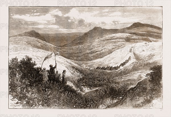 ROAD FROM PRINCE TOWN TO HORRABRIDGE, autumn manoeuvers 1873