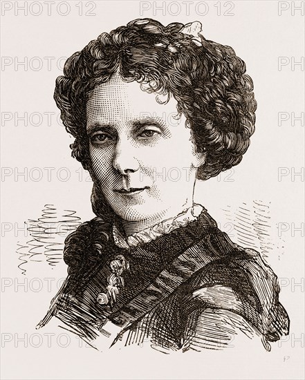 MARIE-ALEXANDROVNA,CZARINA,  ENGRAVING 1873