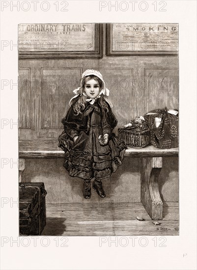 "TO BE LEFT TILL CALLED FOR" FROM THE PICTURE BY A. DIXON IN THE EXHIBITION OF THE ROYAL ACADEMY, 1875