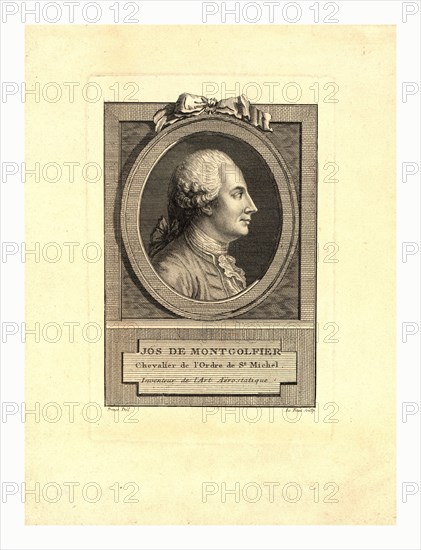 Jos. de Montgolfier, chevalier de l'ordre de St. Michel