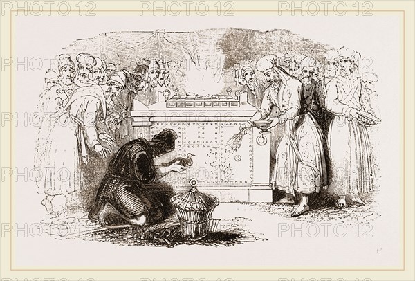 Offering of Pigeons required by the Jewish Law