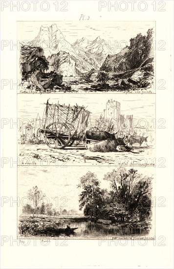 Maxime Lalanne (French, 1827 - 1886). Treatise on Etching (Traité de la Gravure Ã  l'Eau-forte), 1866. Etching.