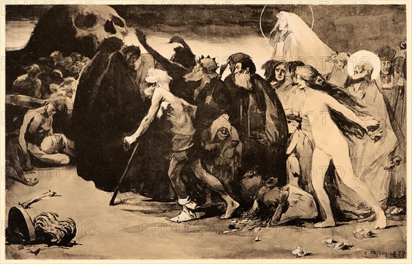 EugÃ¨ne Trigoulet (French, 1867 - 1910). Le Chemin de la Mort, ca. 1898. Collotype on wove paper. Sheet: 405 mm x 308 mm (15.94 in. x 12.13 in.).