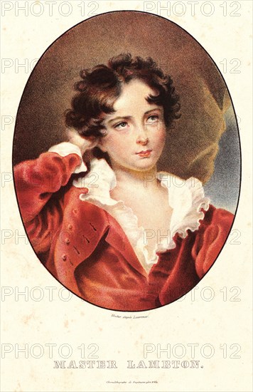 Godefroy Engelmann (German, active France, 1788 - 1839) after Jakob Wilhelm Huber (Swiss, 1787 - 1871)  after Thomas Lawrence (English, 1769 - 1830). Master Lambton, 1837. Five-color lithograph. Image: 370 mm x 265 mm (14.57 in. x 10.43 in.).