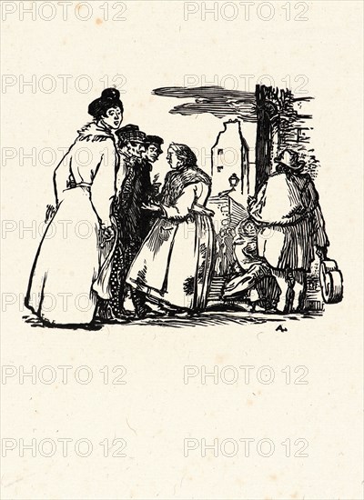 Auguste Louis LepÃ¨re (French, 1849 - 1918). Image from â€úLa BiÃ¨vre, Les Gobelins, Saint-Séverinâ€ù, ca. 1901. Wood engraving on wove paper. Sheet: 289 mm x 201 mm (11.38 in. x 7.91 in.) (sheet dimensions are approximate for each print).