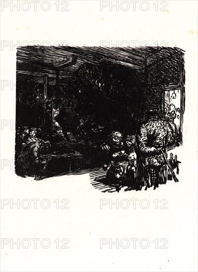 Auguste Louis LepÃ¨re (French, 1849 - 1918). Image from â€úLa BiÃ¨vre, Les Gobelins, Saint-Séverinâ€ù, ca. 1901. Wood engraving on wove paper. Sheet: 289 mm x 201 mm (11.38 in. x 7.91 in.) (sheet dimensions are approximate for each print).