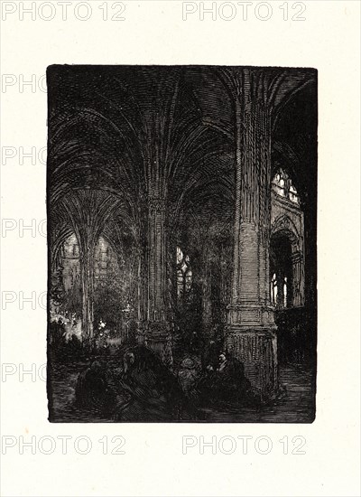Auguste Louis LepÃ¨re (French, 1849 - 1918). Image from â€úLa BiÃ¨vre, Les Gobelins, Saint-Séverinâ€ù, ca. 1901. Wood engraving on wove paper. Sheet: 289 mm x 201 mm (11.38 in. x 7.91 in.) (sheet dimensions are approximate for each print).