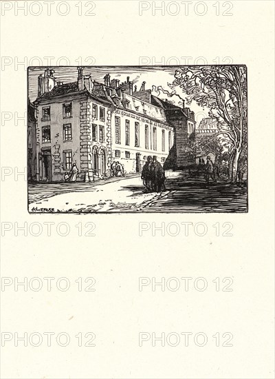 Auguste Louis LepÃ¨re (French, 1849 - 1918). Image from â€úLa BiÃ¨vre, Les Gobelins, Saint-Séverinâ€ù, ca. 1901. Wood engraving on wove paper. Sheet: 289 mm x 201 mm (11.38 in. x 7.91 in.) (sheet dimensions are approximate for each print).