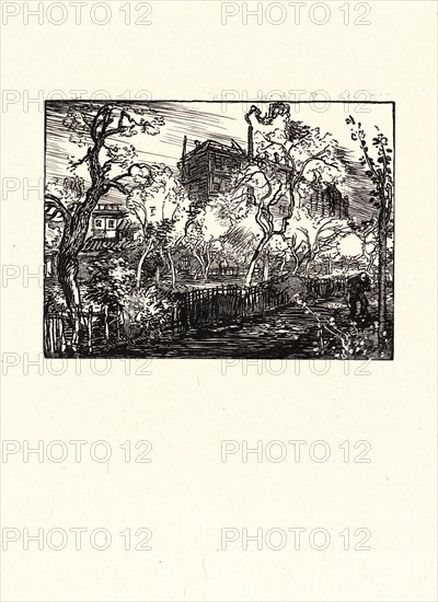 Auguste Louis LepÃ¨re (French, 1849 - 1918). Image from â€úLa BiÃ¨vre, Les Gobelins, Saint-Séverinâ€ù, ca. 1901. Wood engraving on wove paper. Sheet: 289 mm x 201 mm (11.38 in. x 7.91 in.) (sheet dimensions are approximate for each print).