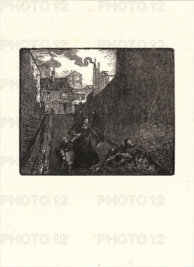 Auguste Louis LepÃ¨re (French, 1849 - 1918). Image from â€úLa BiÃ¨vre, Les Gobelins, Saint-Séverinâ€ù, ca. 1901. Wood engraving on wove paper. Sheet: 289 mm x 201 mm (11.38 in. x 7.91 in.) (sheet dimensions are approximate for each print).