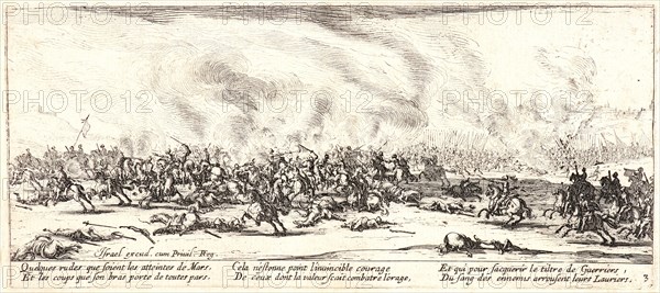 Jacques Callot (French, 1592 - 1635). The Battle (La BÃ¢taille), 1633. From The Large Miseries of War (Les Grandes MisÃ¨res de la Guerre). Etching. Second state.