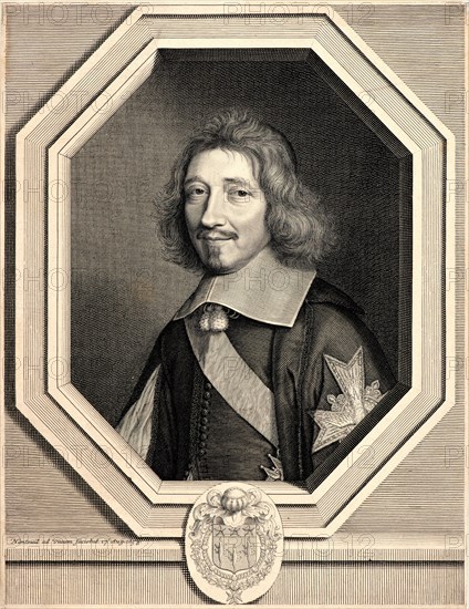 Robert Nanteuil (French, 1623 - 1678). Portrait of Michel le Tellier, 1658. Engraving and etching.