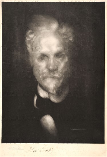 EugÃ¨ne CarriÃ¨re (French, 1849 - 1906). Henri Rochefort, 1896. Lithograph.