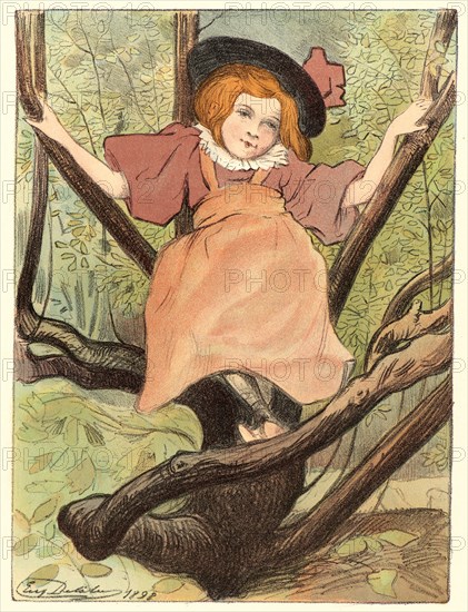 Eugène Delatre (French, 1864 - 1938). Kacia, 1898. Lithograph on wove paper. Sheet: 405 mm x 308 mm (15.94 in. x 12.13 in.).