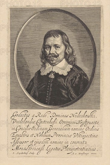 Portrait of Godard van Reede, Jonas Suyderhoef, Abraham van Waesberge (I), 1644