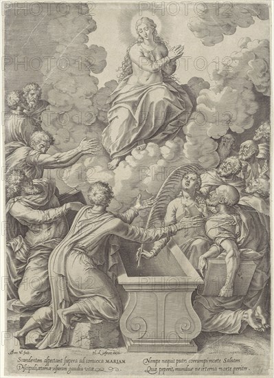 Assumption of Mary, Hieronymus Wierix, Hans Liefrinck (I), 1563 - before 1573
