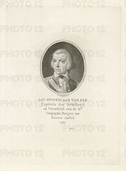 Portrait of Jan Stockelaar van Eyck, FranÃ§ois Joseph Pfeiffer (I), 1787