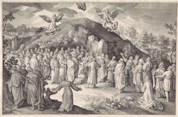 Ascension of Christ, Nicolaes de Bruyn, 1613