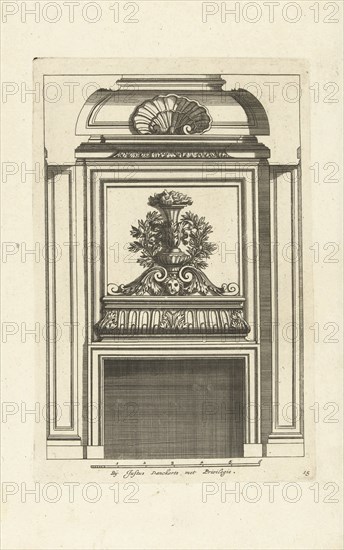 Interior, decoration, design, ornament, ornamental, architecture, Jean Lepautre, Justus Danckerts, c. 1675 - c. 1686