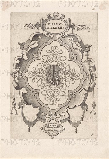 Crowning with Thorns of Christ, Hieronymus Wierix, Melchior Model, Pierre Firens, 1608