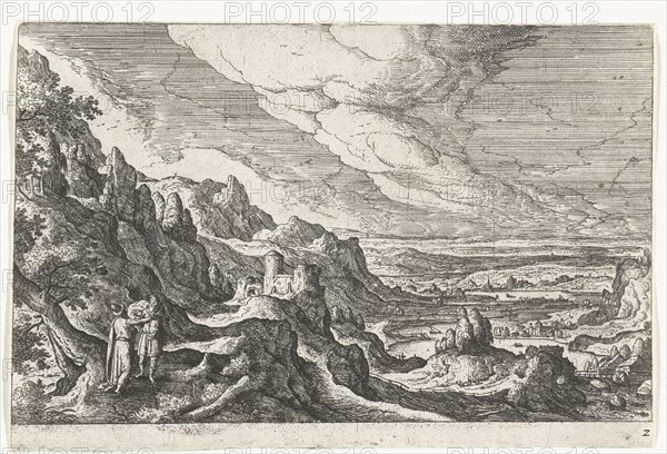 Encounter, Hans Bol, Anonymous, c. 1550 - c. 1650